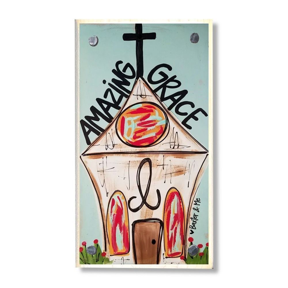Baxter & Me Amazing Grace Happy Block Faith